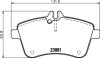Комплект гальмівних накладок, дискове гальмо HELLA 8DB 355 010-331 (фото 2)