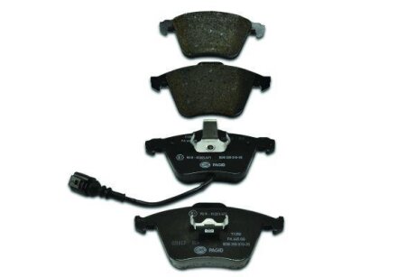 Комплект гальмівних накладок, дискове гальмо HELLA 8DB 355 010-351