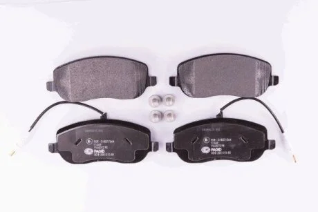 Комплект гальмівних накладок, дискове гальмо HELLA 8DB 355 010-501