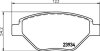 Комплект гальмівних накладок, дискове гальмо HELLA 8DB 355 010-551 (фото 2)