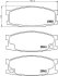Комплект гальмівних накладок, дискове гальмо HELLA 8DB 355 010-561 (фото 2)