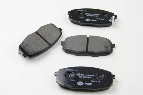 Колодки гальмівні дискові комплект, передн. / Kia Ceed, Pro Ceed 2006-2013 HELLA 8DB 355 010-611