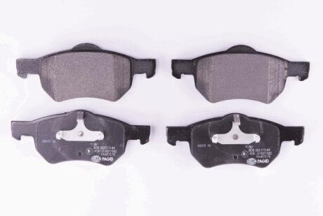 Комплект гальмівних накладок, дискове гальмо HELLA 8DB 355 010-641