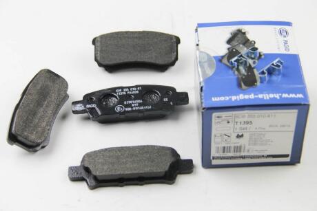 Гальмівні колодки зад. MITSUBISHI LANCER/JEEP PATRIOT 1.3-2.4 02- HELLA 8DB 355 010-811