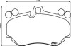 Комплект гальмівних накладок, дискове гальмо HELLA 8DB 355 011-011 (фото 2)