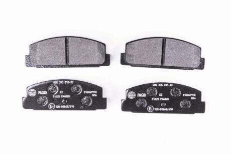 Гальмівні колодки зад. Mazda 323/626 94-04 (akebono) HELLA 8DB 355 011-131