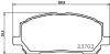 TOYOTA гальмівні колодки передн. Lexus RX 00- HELLA 8DB 355 011-161 (фото 2)
