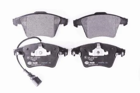 Гальмівні колодки пер. T5 03- (R16) HELLA 8DB 355 011-171