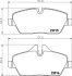 Комплект гальмівних накладок, дискове гальмо HELLA 8DB 355 011-261 (фото 2)