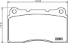 Комплект гальмівних накладок, дискове гальмо HELLA 8DB 355 011-431 (фото 2)