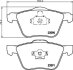 Комплект гальмівних накладок, дискове гальмо HELLA 8DB 355 011-571 (фото 2)