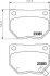 Комплект гальмівних накладок, дискове гальмо HELLA 8DB 355 011-601 (фото 2)