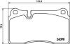 Гальмівні колодки дискові перед. Land Rover Range Rover III/Sport 3.6Td/4.2 02.05- VW Touareg I /Touareg II 04- HELLA 8DB 355 011-851 (фото 2)