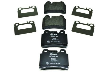 Комплект гальмівних накладок, дискове гальмо HELLA 8DB 355 011-861