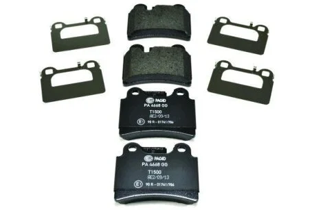 Комплект гальмівних накладок, дискове гальмо HELLA 8DB 355 011-861