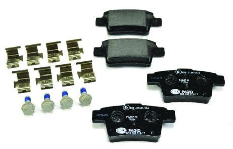Гальмівні колодки зад. X-Type/Mondeo 00-11 (bosch) HELLA 8DB 355 012-171