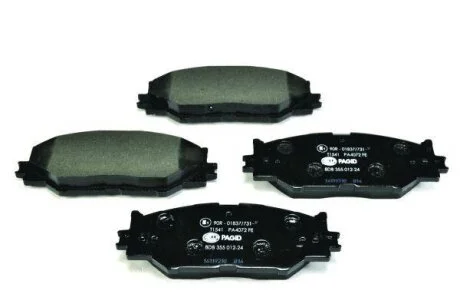 Гальмівні колодки дискові перед. Lexus IS C, IS II, IS III 2. HELLA 8DB 355 012-241