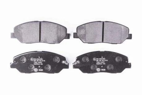 Гальмівні колодки пер. Hyundai Santa FE 06- (mando) HELLA 8DB 355 012-371