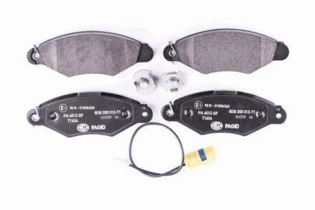 Гальмівні колодки пер. Kangoo 97-08 (Bosch) HELLA 8DB 355 012-711