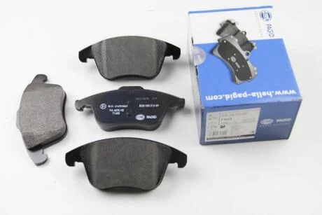 Гальмівні колодки дискові перед. Ford Galaxy 06-, Mondeo 07-, Volvo S80,V70 HELLA 8DB 355 012-891