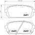 Комплект гальмівних накладок, дискове гальмо HELLA 8DB 355 012-971 (фото 2)