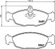 Комплект гальмівних накладок, дискове гальмо HELLA 8DB 355 013-031 (фото 2)