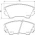 Гальмівні колодки пер. Opel Astra J 09-/Insignia 08- (Mando) HELLA 8DB 355 013-041 (фото 2)