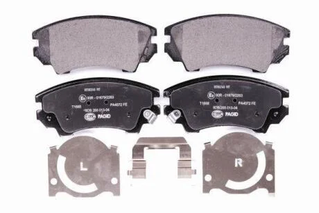 Гальмівні колодки пер. Opel Astra J 09-/Insignia 08- (Mando) HELLA 8DB 355 013-041