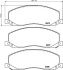 Комплект гальмівних накладок, дискове гальмо HELLA 8DB 355 013-061 (фото 2)