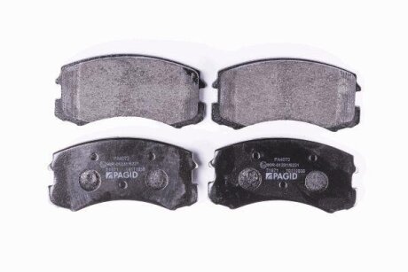 Комплект гальмівних накладок, дискове гальмо HELLA 8DB 355 013-071