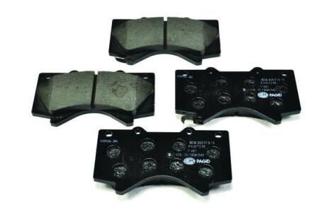 Гальмівні колодки пер. Toyota Land Cruiser 08- (advics) HELLA 8DB 355 013-151