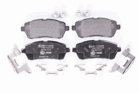 Гальмівні колодки пер. Fiesta VI 08- 1.0-1.6 HELLA 8DB 355 013-211