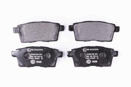 Гальмівні колодки зад. Mazda CX-7/CX-9 07- HELLA 8DB 355 013-261
