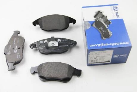 Гальмівні колодки пер.Peugeot Partner/Citroen Berlingo 08- HELLA 8DB 355 013-341