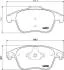 Гальмівні колодки диск.передні Citroen C4 Picasso, DS4/Peugeot 3008, 5008 1.6-2.0HDi 06- HELLA 8DB 355 013-351 (фото 2)