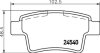 Комплект гальмівних накладок, дискове гальмо HELLA 8DB 355 013-361 (фото 1)