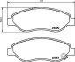 Комплект гальмівних накладок, дискове гальмо HELLA 8DB 355 013-401 (фото 2)
