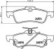 Комплект гальмівних накладок, дискове гальмо HELLA 8DB 355 013-461 (фото 2)