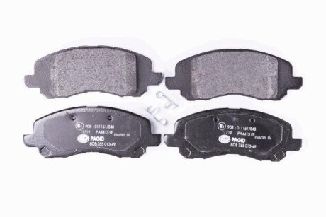 Комплект гальмівних накладок, дискове гальмо HELLA 8DB 355 013-491
