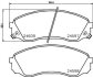 Комплект гальмівних накладок, дискове гальмо HELLA 8DB 355 013-541 (фото 2)