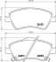 Комплект гальмівних накладок, дискове гальмо HELLA 8DB 355 013-561 (фото 2)