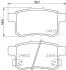 Комплект тормозных колодок, дисковый тормоз HELLA 8DB 355 013-631 (фото 2)