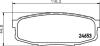 Гальмівні колодки зад. Toyota Land Cruiser 08- (advics) HELLA 8DB 355 013-771 (фото 2)