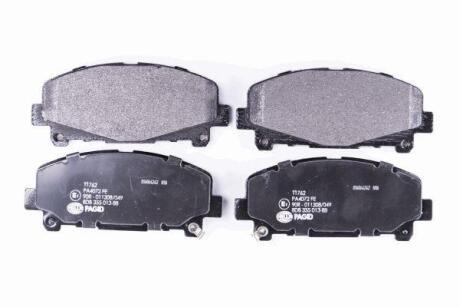 Гальмівні колодки пер. Honda Accord VIII 08- (akebono) HELLA 8DB 355 013-881