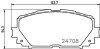 Комплект гальмівних накладок, дискове гальмо HELLA 8DB 355 013-901 (фото 2)
