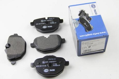 Гальмівні колодки зад. BMW 5 (F10)/X3 (F25) 10- (TRW) HELLA 8DB 355 013-921