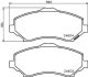 Комплект гальмівних накладок, дискове гальмо HELLA 8DB 355 014-231 (фото 2)