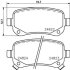 Комплект гальмівних накладок, дискове гальмо HELLA 8DB 355 014-331 (фото 2)