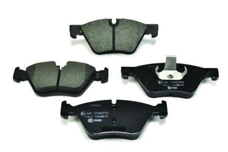 Гальмівні колодки пер. F10/F11 (09-17) (Teves) HELLA 8DB 355 014-351