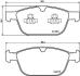 К-кт колодок перед. Volvo XC70/XC60/XC90 (08-17) HELLA 8DB 355 014-541 (фото 2)